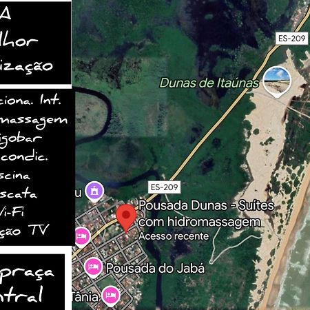 Pousada Dunas - Suites Com Hidromassagem No Coracao Da Vila Itaunas  Extérieur photo